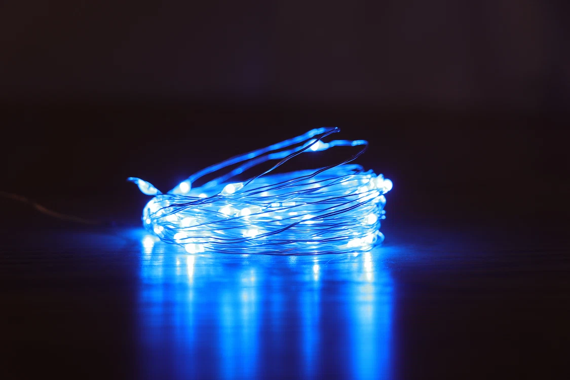 Led string copper wire fairy lights battery powered